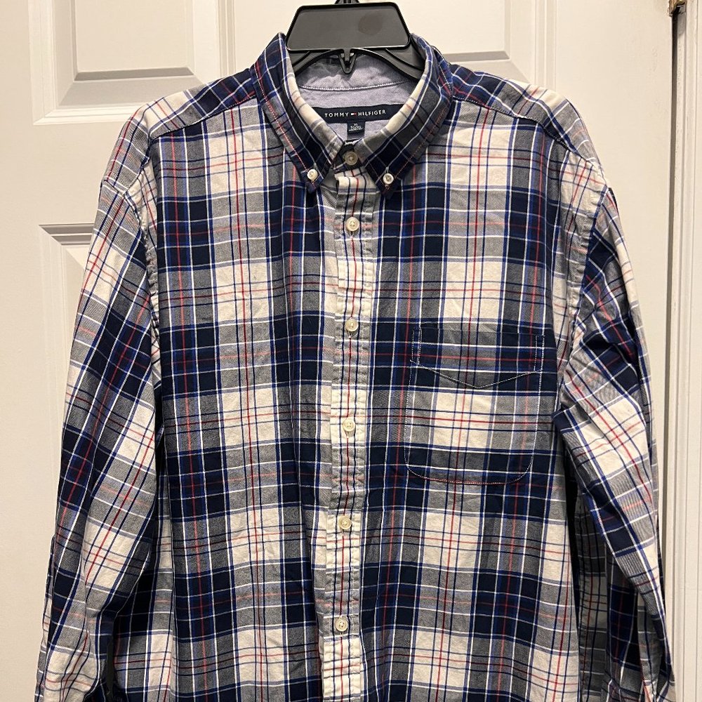 Tommy Hilfiger XL Plaid long sleeve shirt